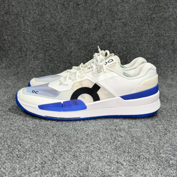 On Running THE ROGER Pro 2 Tennis Shoe Men 12.5 White Indigo Athletic Pickleball main image 8